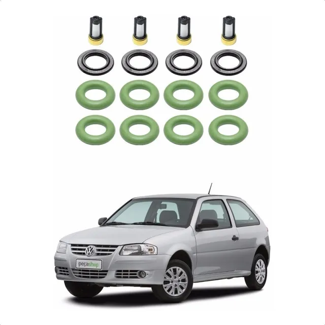 Kit Filtro Bico Injetor Gol G3 1.0 16v 01 02 03 04 05 06 07