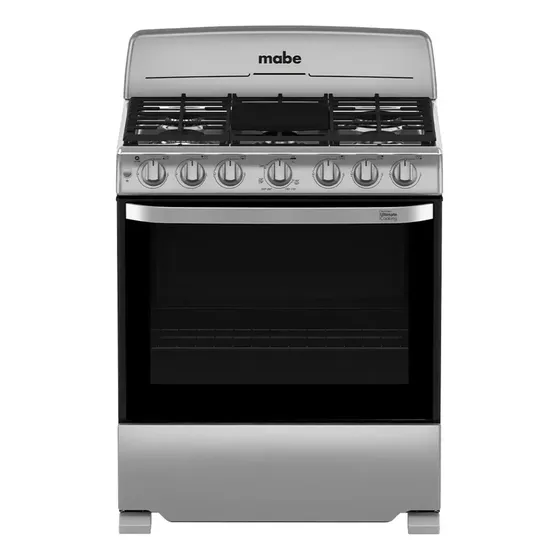 Estufa Mabe Piso 20 pulgadas Mercury EM5030BAISI Plata