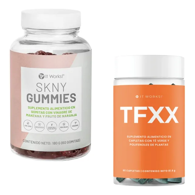 Sknny Gummies 60 Gomitas + Thermofight X (originales)