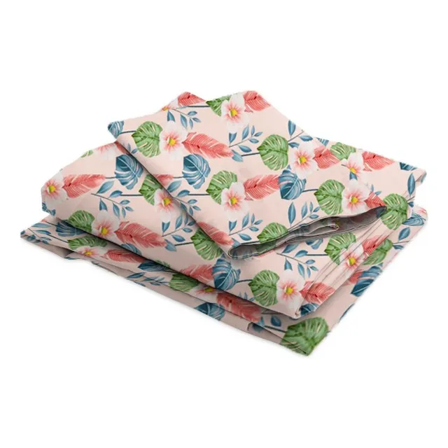 Juego De Sábanas 4 Piezas 2 1/2 Plazas 240 Hilos Premium