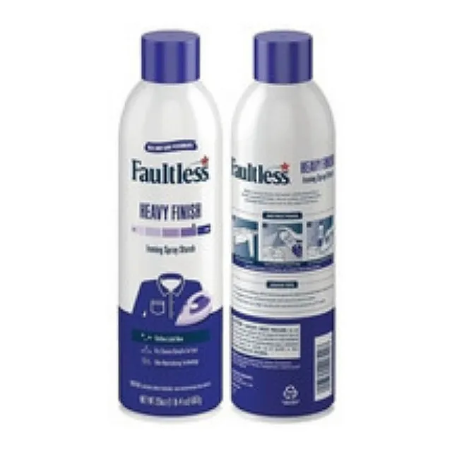 Almidón En Aerosol Faultless Acabado Firme 20oz 2pz