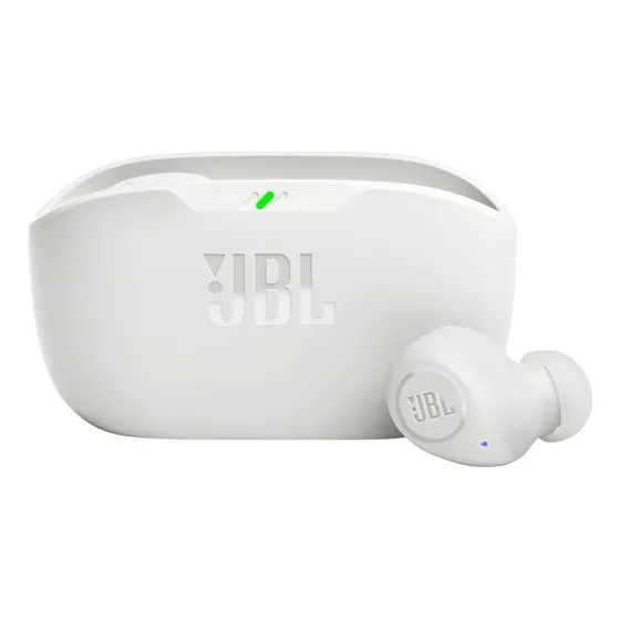 Audífonos Inalámbricos Jbl Vibe Buds Bluetooth, Blanco. Color Blanco Color de la luz Blanco