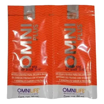 Omniplus Evolution Omnilife Sabor Fruta 600 Ml - 30 Sobres