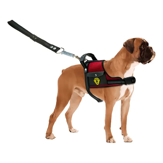Coleira Peitoral Com Guia Adventure Estilo E Conforto Cão Cor Vermelho Tamanho Da Coleira G Nome Do Desenho Adventure