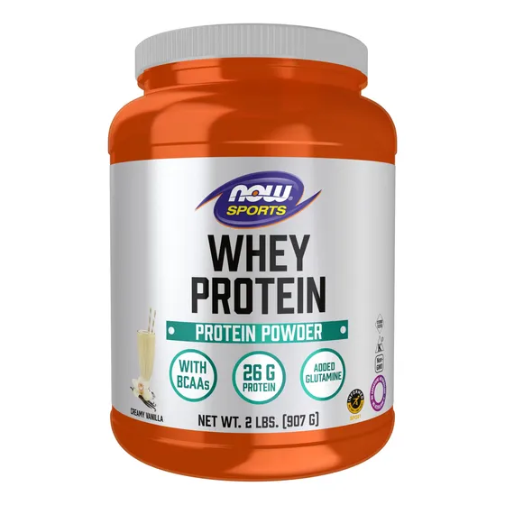 Whey Protein Now Foods Sports Nutrition, Vainilla Cremosa, 2