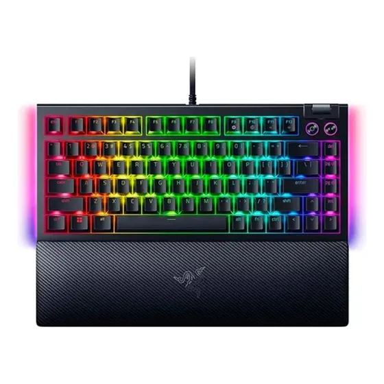 Teclado Blackwidow V4 75% Preto Razer - Rz0305000200 Idioma Portugus Brasil
