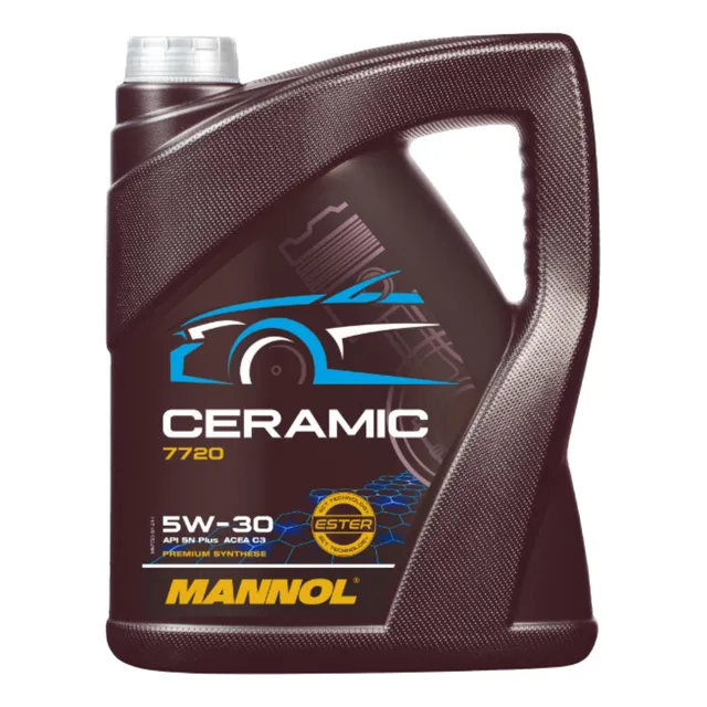 Aceite Para Motor 5w30 Mannol Ceramic Sn Plus/acea C3 5lt