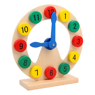 Reloj Didáctico De Madera, Relojes De Aprendizaje Para Reloj Didáctico De Madera, Relojes De Aprendizaje Para