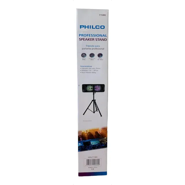 Tripode Para Parlante 1.8 Mt Negro
