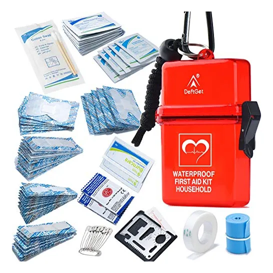 Deftget Waterproof First Aid Kit Travel Essentials Z4c7g