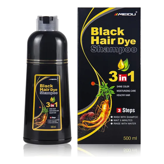 Novo Shampoo Com Tinta Cobre Cabelos Grisalhos Cor