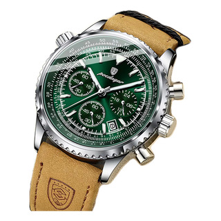 Nuevo Reloj De Cuarzo De Cuero Poedagar Man A Prueba De Agua Nuevo Reloj De Cuarzo De Cuero Poedagar Man A Prueba De Agua