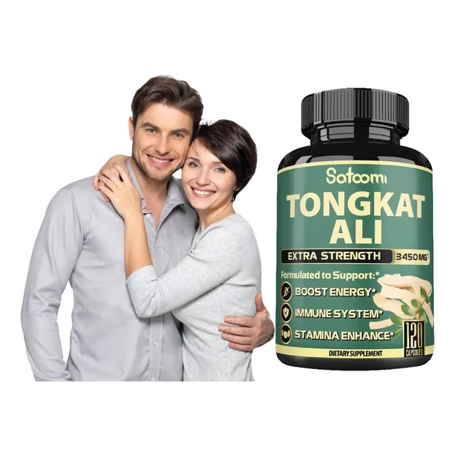  Tongkat Ali Plus 3450 Mg Pimienta Negra Pastillas Libido