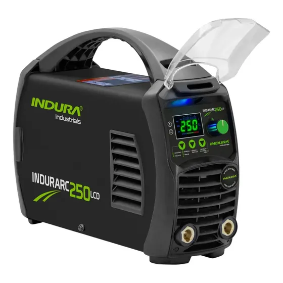 Soldadora Al Arco Indura Indurarc Mma 250 Lcd Negro