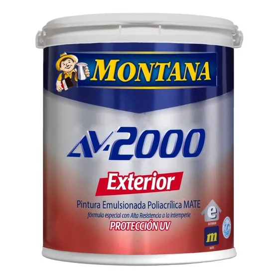 Pintura Montana Av-2000 Exterior Blanco Cuñete
