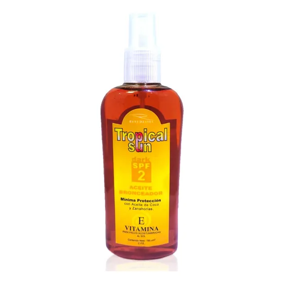 Bronceador Con Aceite De Coco Y Zanahoria
