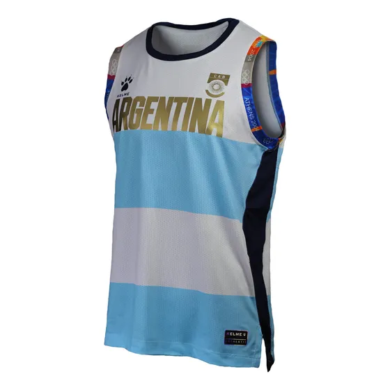 Camiseta Basquet Niño Kelme Selección Argentina Atenas Orig