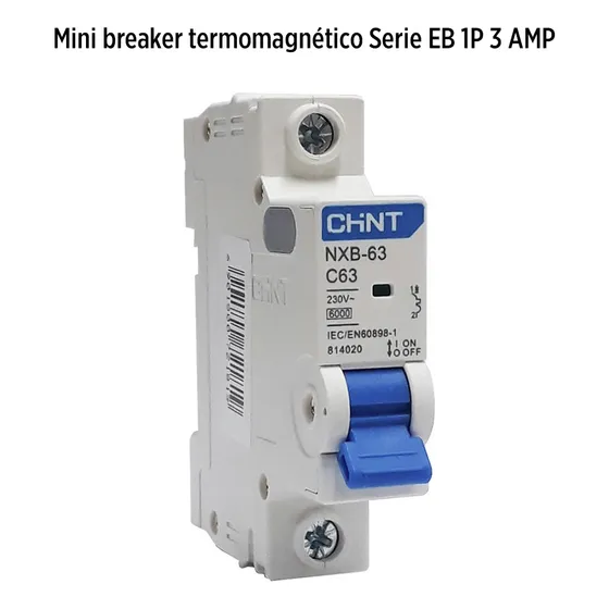 Minibreaker 3amp Un Polo Chint Termomagnetico
