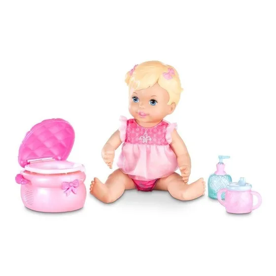 Little Mommy Muñeca Aprendiendo A Ir Al Baño C/ Sonidos Real