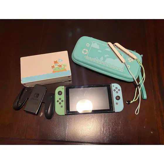 Nintendo Switch Edicion Animal Crossing Nh Nueva