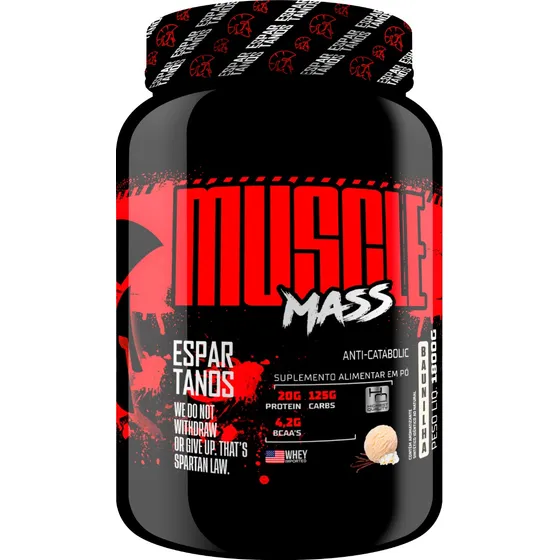 Muscle Mass Hipercalórico - Espartanos Nutrition Sabor Baunilha