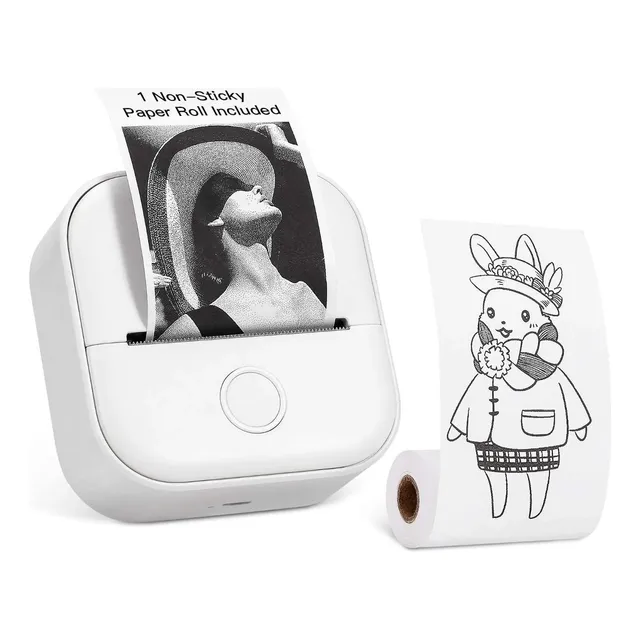 Mini Impresora Etiquetadora Termica Portatil T02 Búho Store