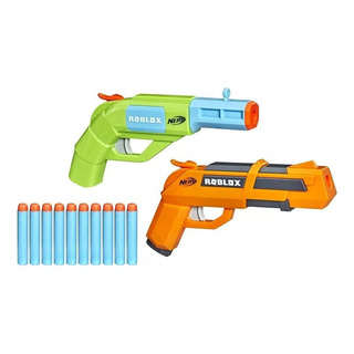 Nerf Kit 2 Lança Dardos Roblox Jailbreak Armory F2483 Hasbro Nerf Kit 2 Lança Dardos Roblox Jailbreak Armory F2483 Hasbro