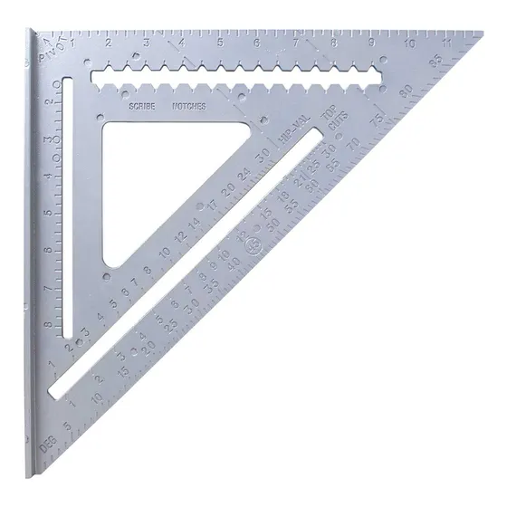 Escuadra Triangular Carpin 30cm Metalica Lh-2239
