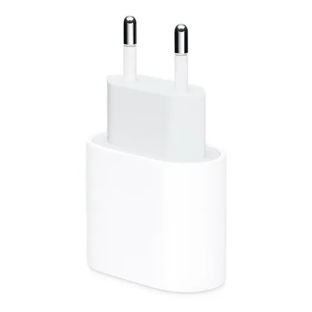 Cargador Fast Apple 20w Para iPhone 16 16 Pro Usb-c A2347 Europeo Color Blanco