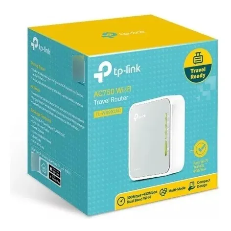 Router Tplink Tl-wr902ac Travel Mini Ac750 Dual Band