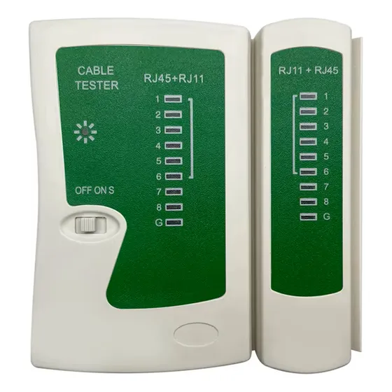 Testador Teste Crimpagem Cabo Rede Lan Telefonia Rj45 Rj11