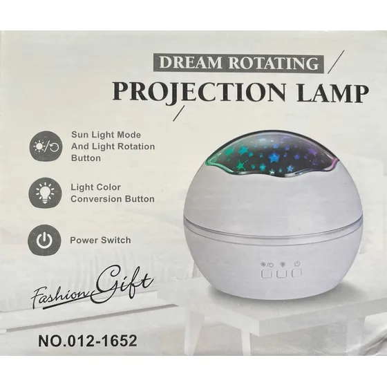 Lampara Nueva Proyección Luz Led Gira Estrellas Costelaci
