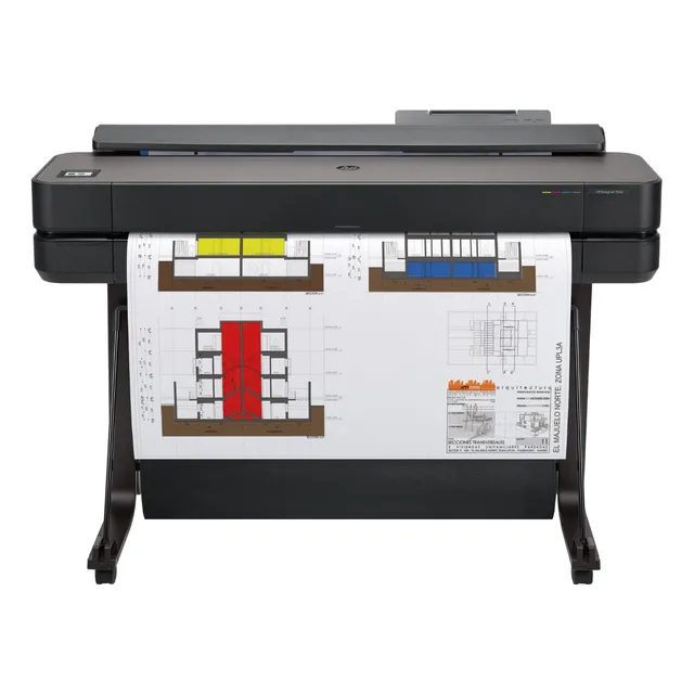 Impresora Plotter De Gran Formato Hp Designjet T650 De 36 Color Negro