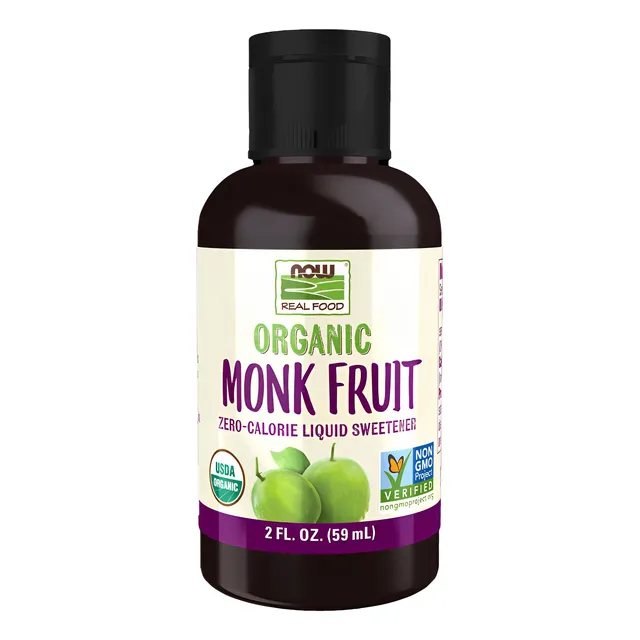 Fruta Dos Monges  Adoçante Líquido 59ml Monk Fruit Now Foods