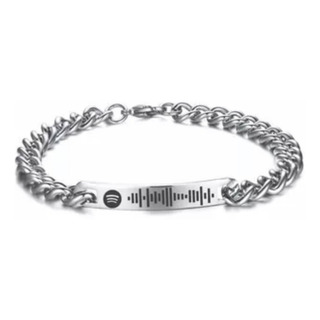 Pulseira Personalizada Spotify - Gravação A Laser Pulseira Personalizada Spotify - Gravação A Laser
