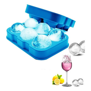 Molde Silicon De 6 Esferas Para Hielos Jabón Artesanal Velas Molde Silicon De 6 Esferas Para Hielos Jabón Artesanal Velas