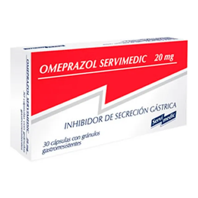 Omeprazol Servimedic® 20mg X 30 Comprimidos