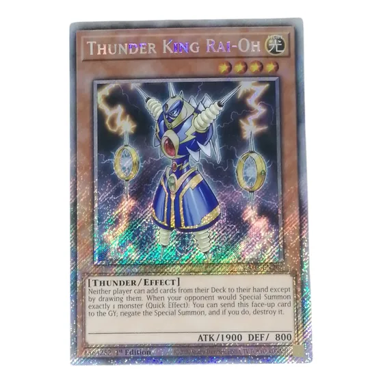 Yugioh Thunder King Rai-oh Platinum Bonanza