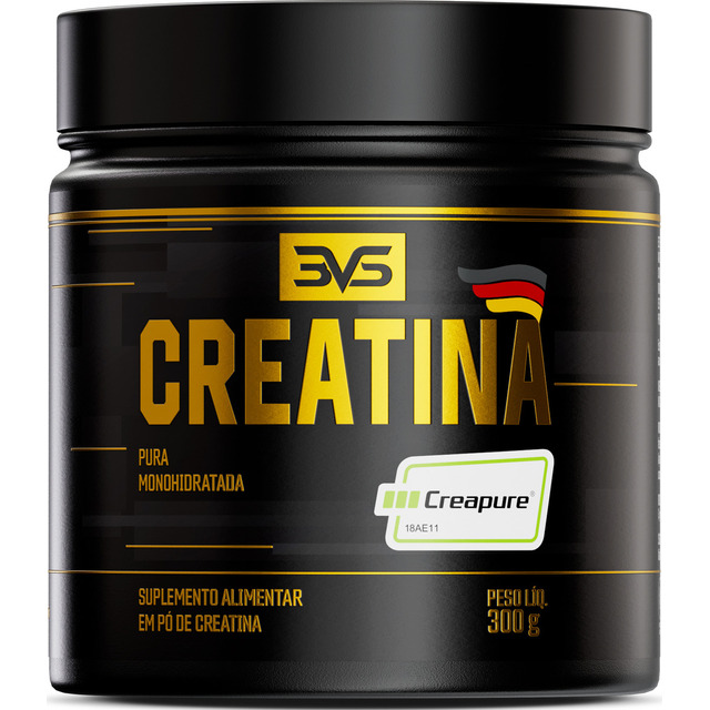 Creatina Creapure® 300g - 100% Pura E Produzida Com Matéria-prima Alemã - 3vs Nutrition Creatina Creapure® 300g - 100% Pura E Produzida Com Matéria-prima Alemã - 3vs Nutrition