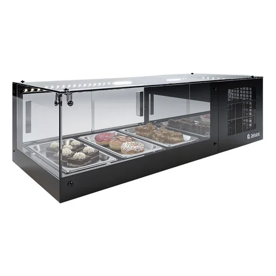 Heladera Vitrina Sobre Mostrador Gelopar Sushi Fiambre 100