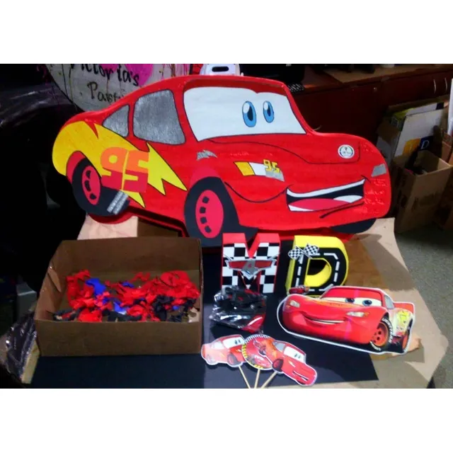 Piñatas Y Minipiñatas De Cars Carros Carreras Personajes