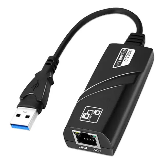 Adaptador Convertidor Usb A Rj45 Lan Gigabit 10/100/1000
