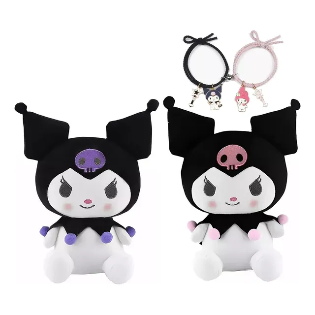 4pz Peluche Kuromi Lovely Purple My Melody Excelente Calidad