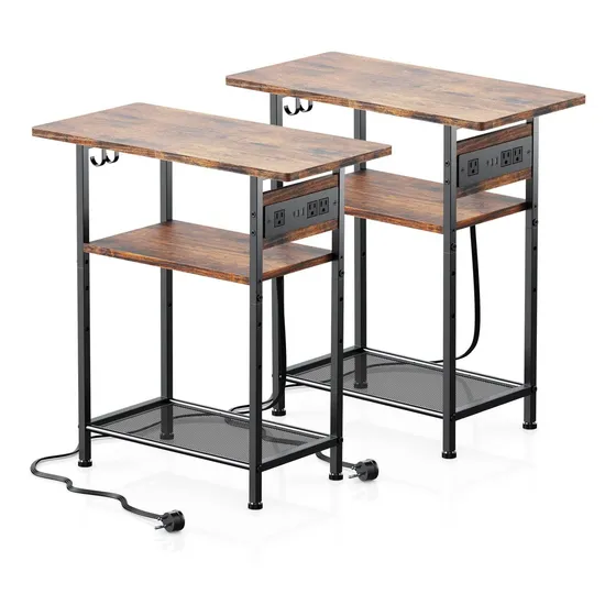 Cccei Escritorio Toma Juego 2 Mesa Auxiliar Rectangular 3 S