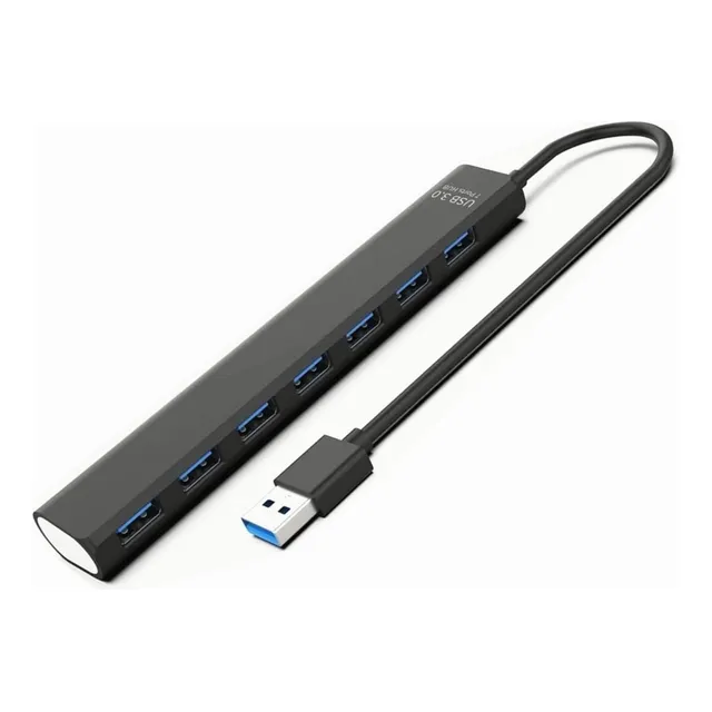Multi Usb 3.0 Hub Divisor De 7 Puertos Velocidad De 5 Gbps
