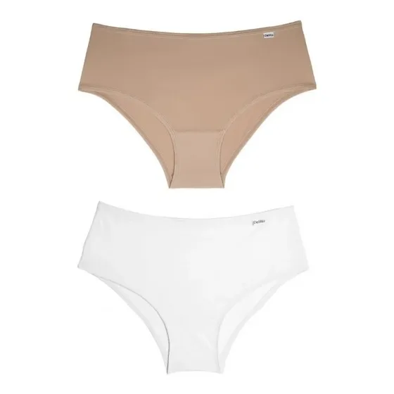 Bombachas Microfibra Del Río Kit X2 Blanco Mousse T:m+regalo