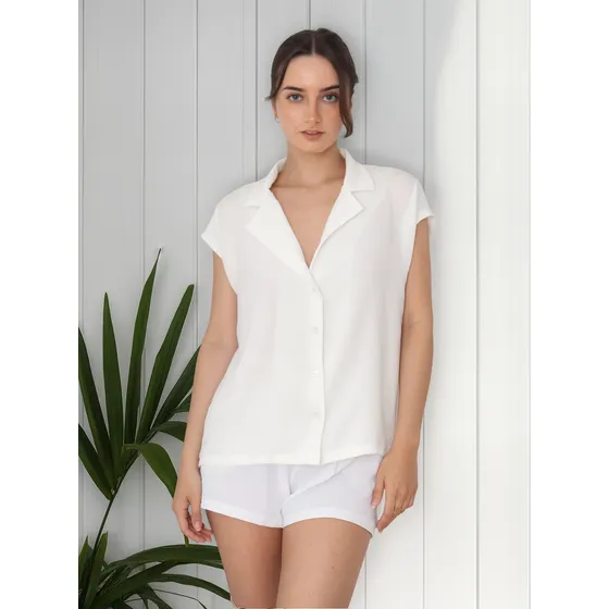Camisa Sin Mangas Miel Nano