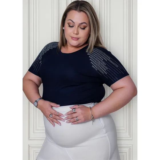 Camiseta Feminina Plus Size Moda Evangelica