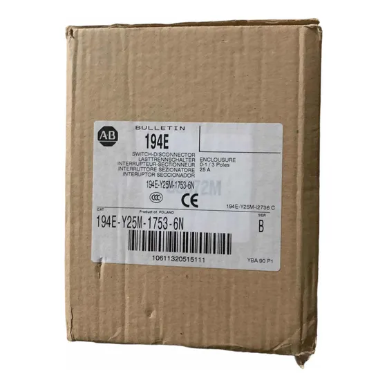 Allen Bradley 194e-y25m-1753-6n Interruptor Seccionador