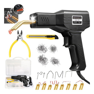 Kit Soldadura De Plástico Reparación De Auto Con 400 Grapas Kit Soldadura De Plástico Reparación De Auto Con 400 Grapas